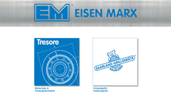 Desktop Screenshot of eisen-marx.de